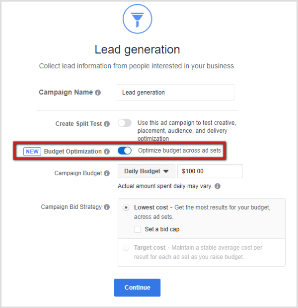budget optimization