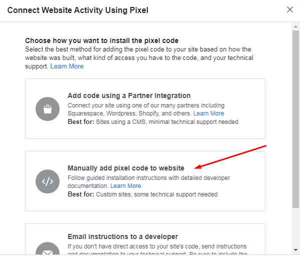 Cara pasang facebook pixel