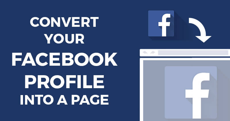 tukar facebook personal kepada page