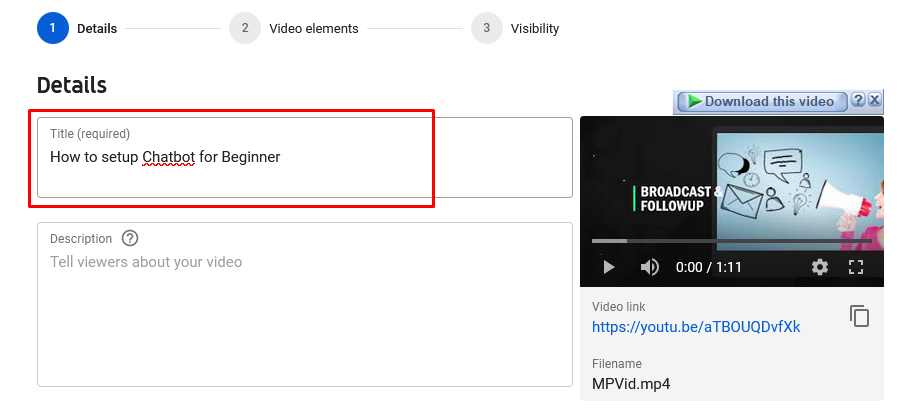 youtube seo