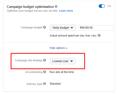 Bid Strategy