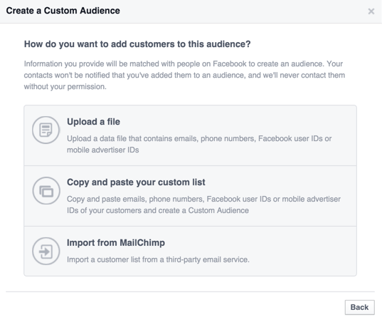 Custom Audience