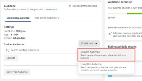 custom audience retargeting