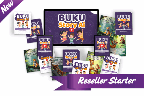 30 Modul Buku Story AI + Template Website Jualan (Pro Package)